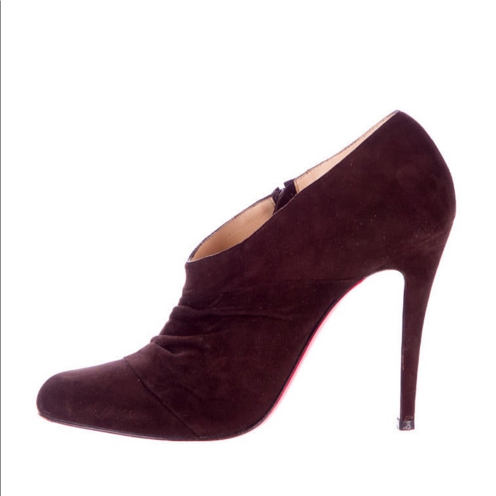 🎉Christian Louboutin booties brown